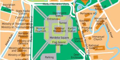 Mapa do office Jacarta
